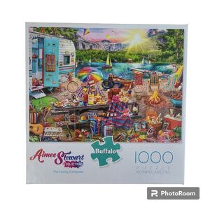 Buffalo "The Family Campsite" 1000 Piece Jigsaw Puzzle Aimee Stewart Collection